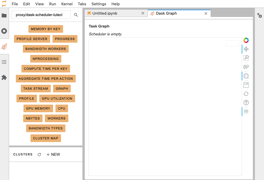 jupyterlab dask dashboard